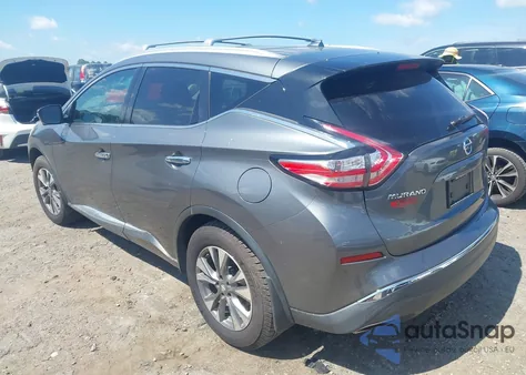 2016 Nissan Murano Sl из США, поврежденный, VIN 5N1AZ2MG1GN130858
